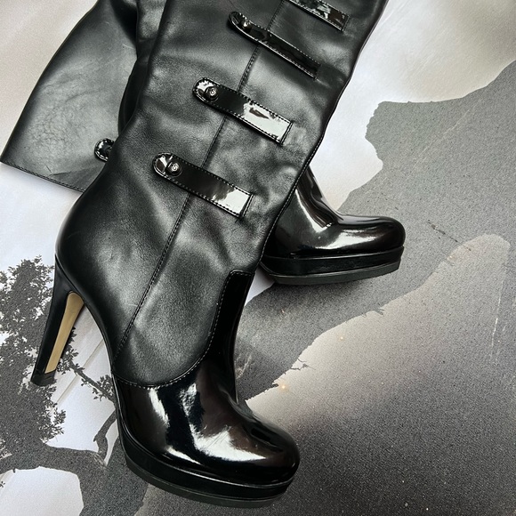 Franco Sarto Legion cadet heeled leather boots - Picture 2 of 11